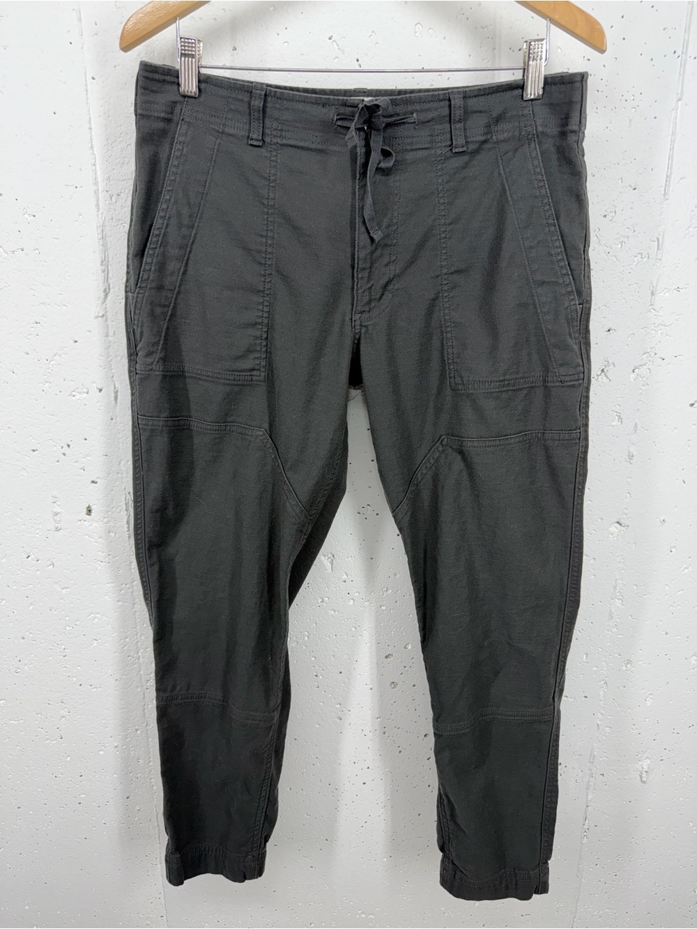 REI Co-op Men’s 34 x 27 Trailsmith Gray Canvas Utility Joggers Pants